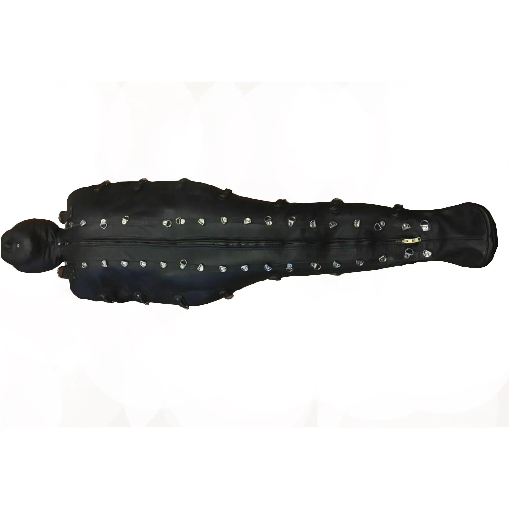 Real Cow leather Sleep Sack Bondage Body Bag Bdsm Mummy leather taboo