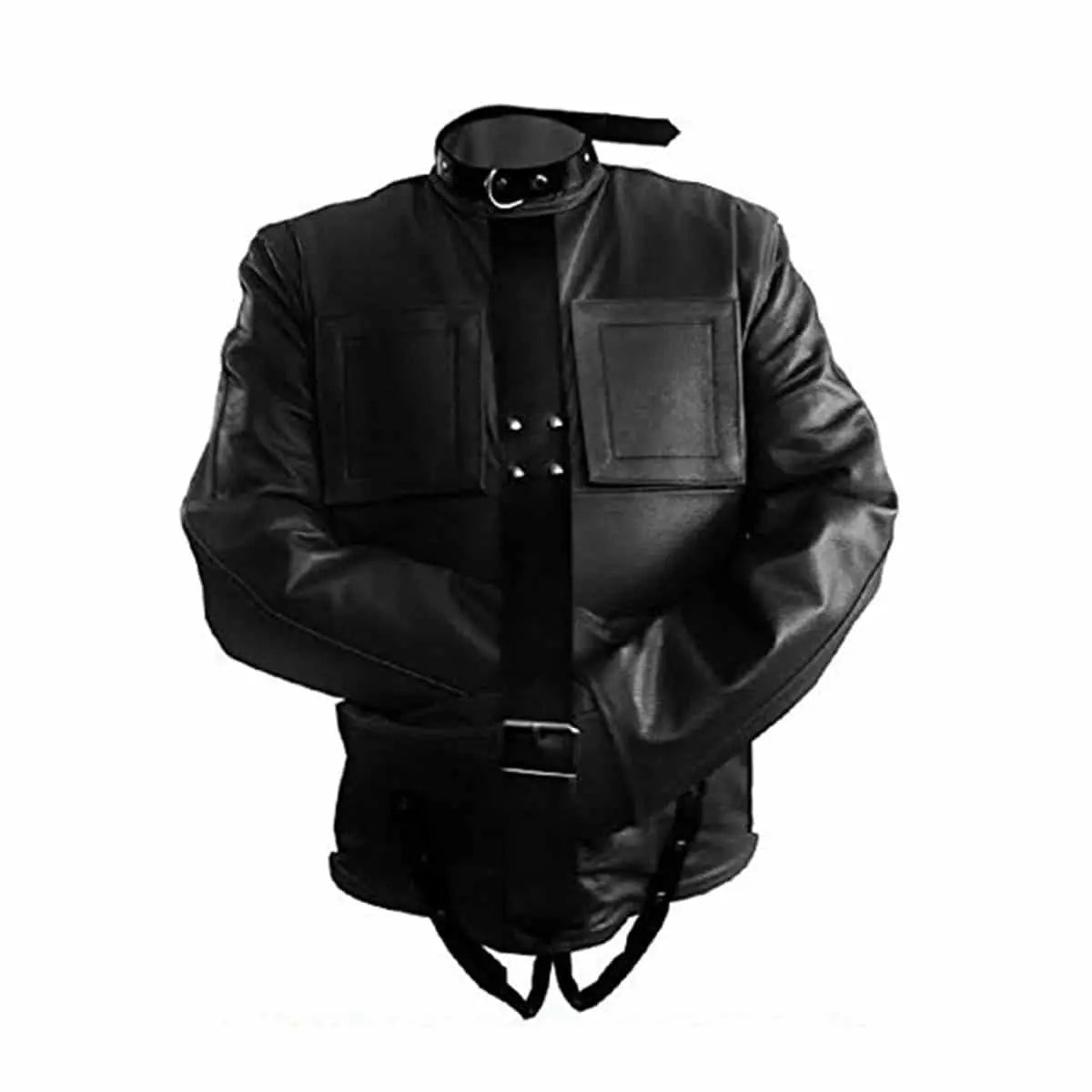 Genuine Leather Straitjacket Black - Leather taboo