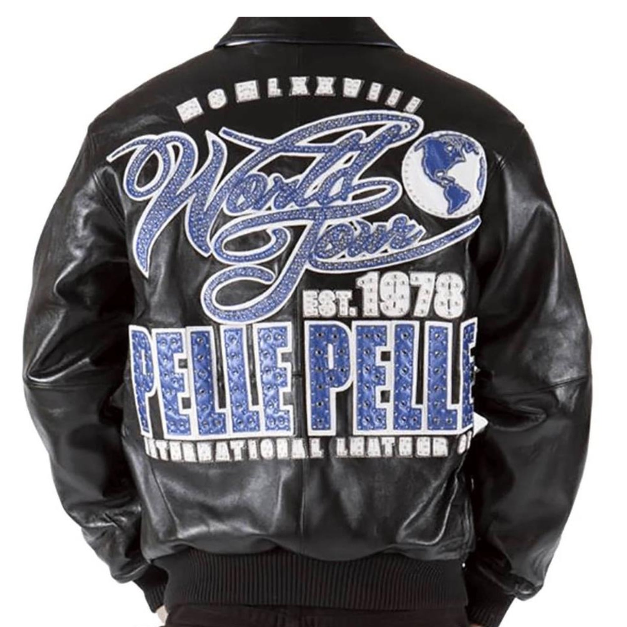 Men's Black Pelle Pelle 1978 Bomber Jacket – Premium Cowhide Leather