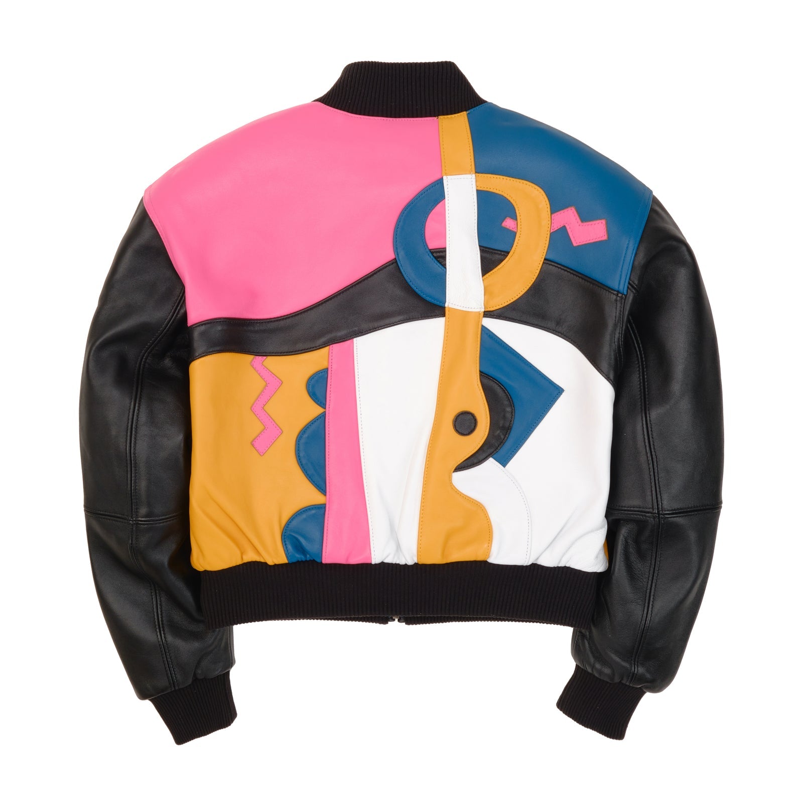 Women’s Premium Pelle Pelle Cowhide Leather Jacket – Colorful Designer Streetwear