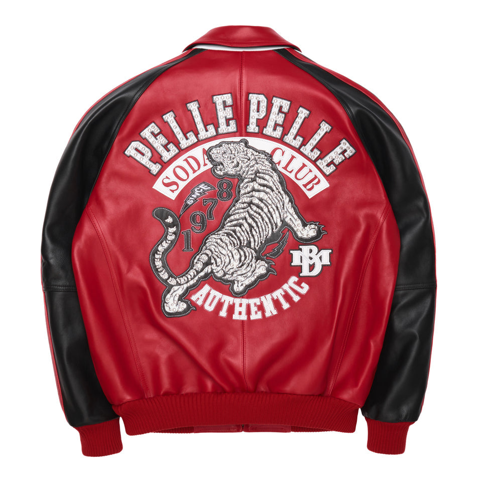 Calf Leather Pelle Pelle Soda Club Tiger Jacket