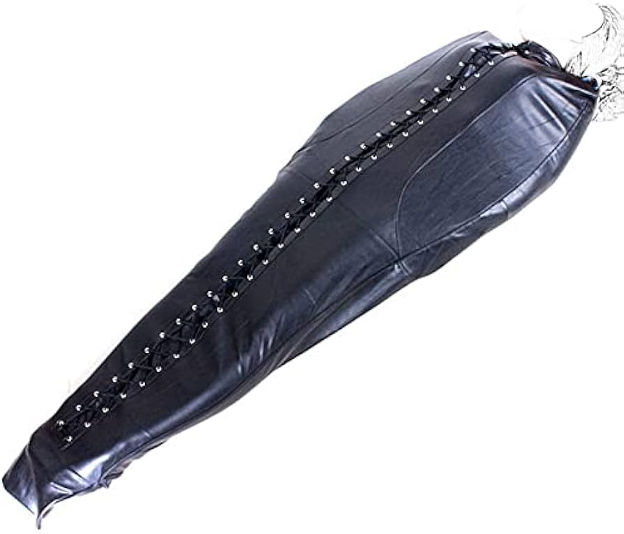 Real Leather Mummy Seductive Bondage Restricted Sleeping Bag - BDSM Body Bag