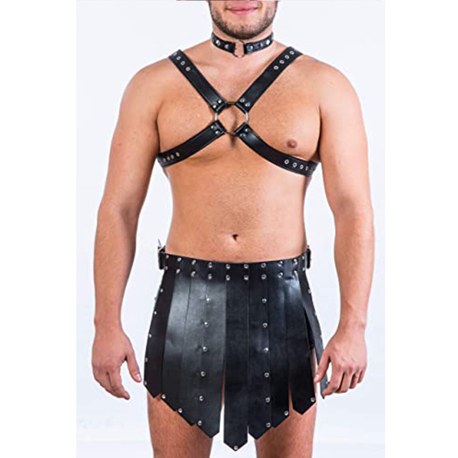 Men Gladiator Costume, gladiator skirt, Roman gladiator skirt, Gladiator Skirt w