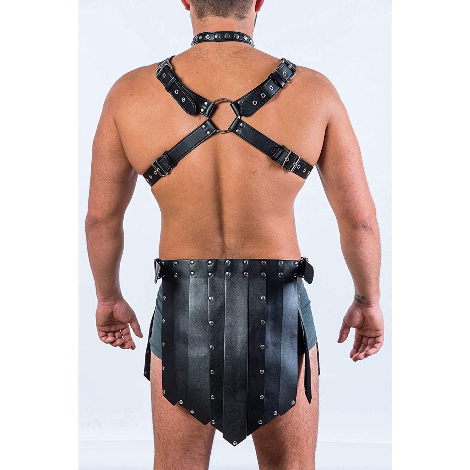 Men Gladiator Costume, gladiator skirt, Roman gladiator skirt, Gladiator Skirt w