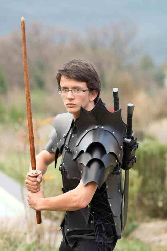 Leather Game of Thrones medieval Armour re-enactment theatrical Armor LARP SCA