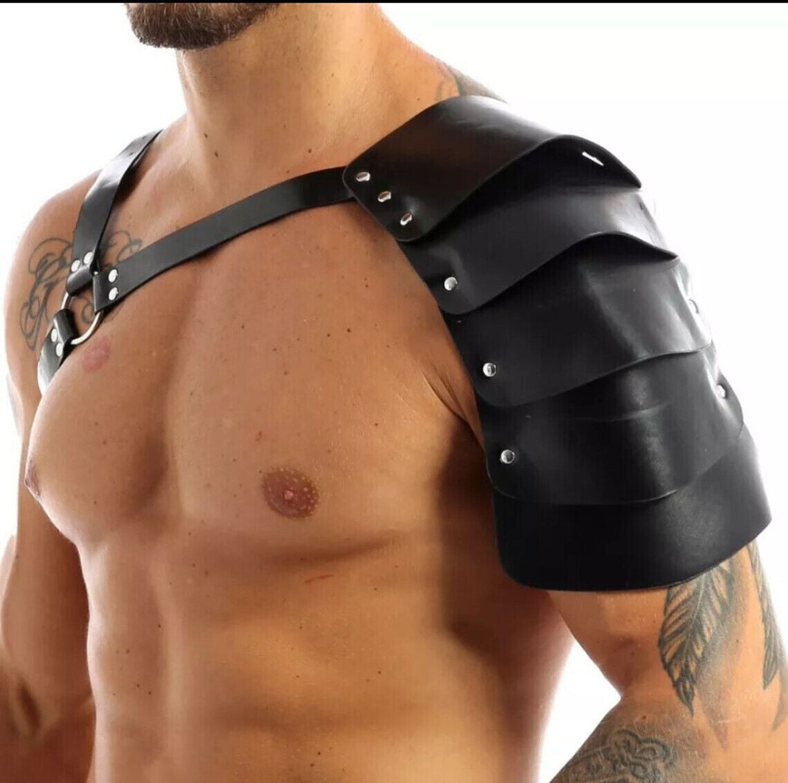 Black Leath Men’s Chest Harness |Leather Harness Body Chest Men Harness