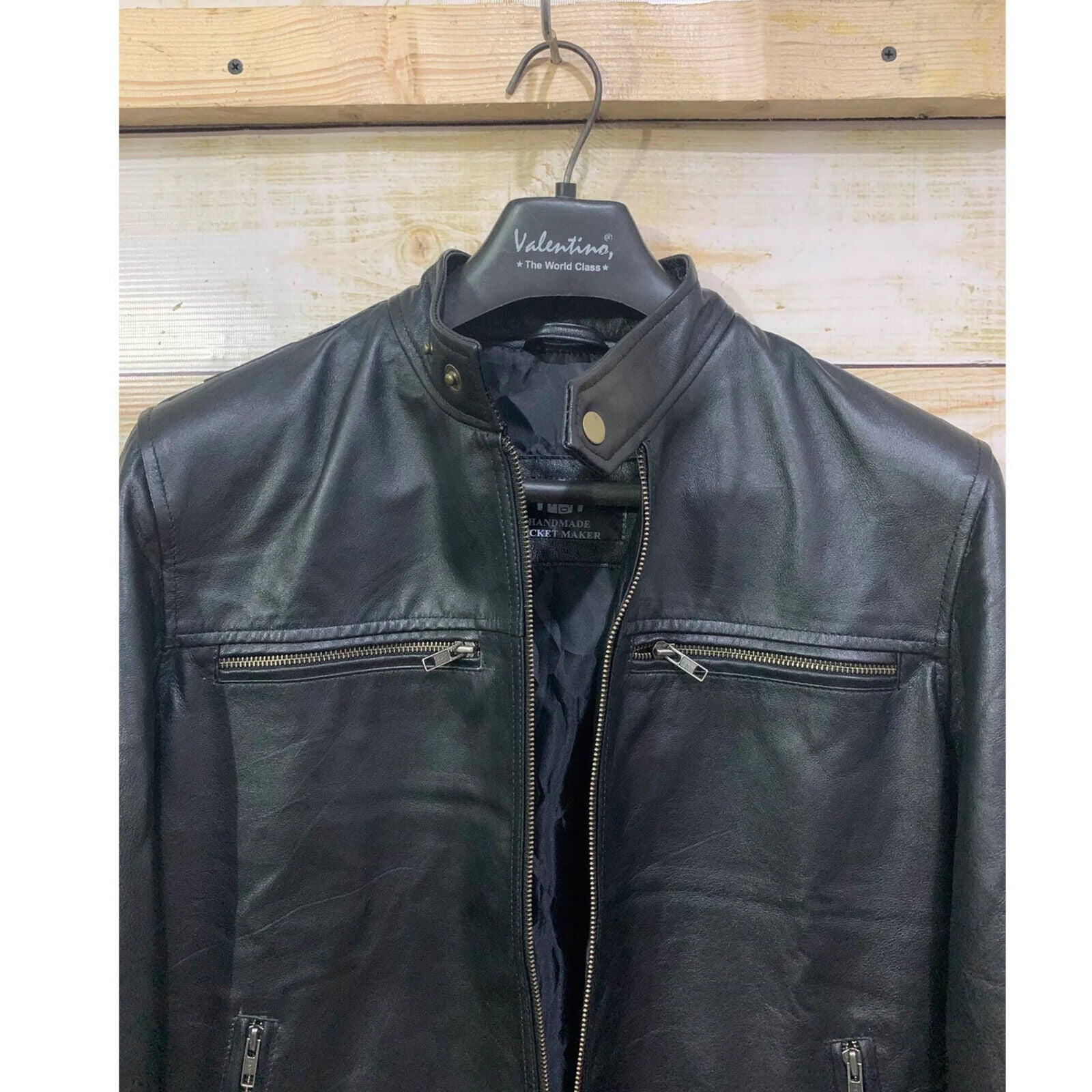 Men Leather Jacket Men Motorcycle Jacket Leather Jacket Mens Casual Leather Jack