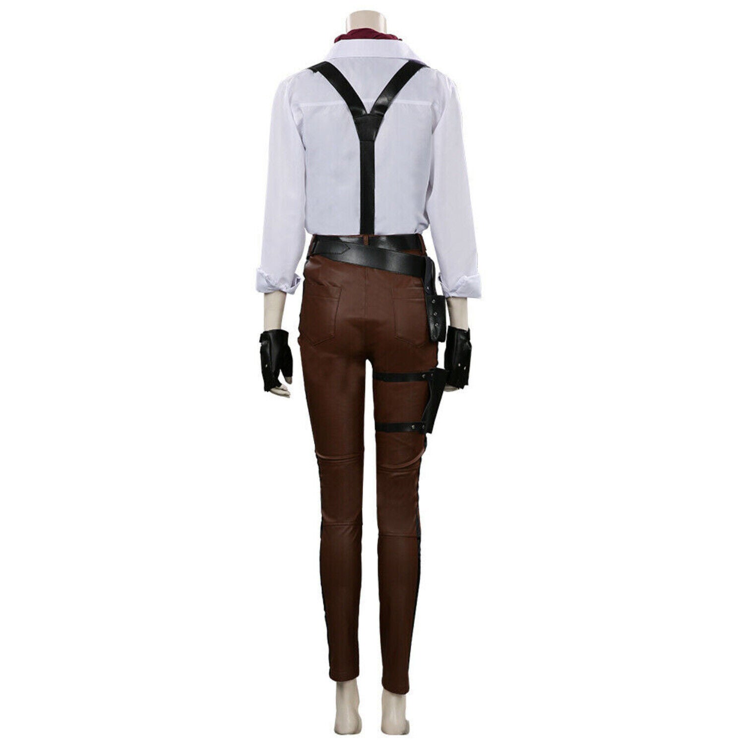 Stylish Leather Pants Women Trousers Red leggings Low rise Pants Slimfit Outfit