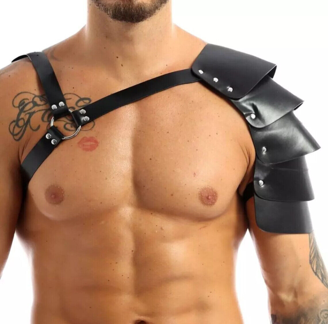 Black Leath Men’s Chest Harness |Leather Harness Body Chest Men Harness