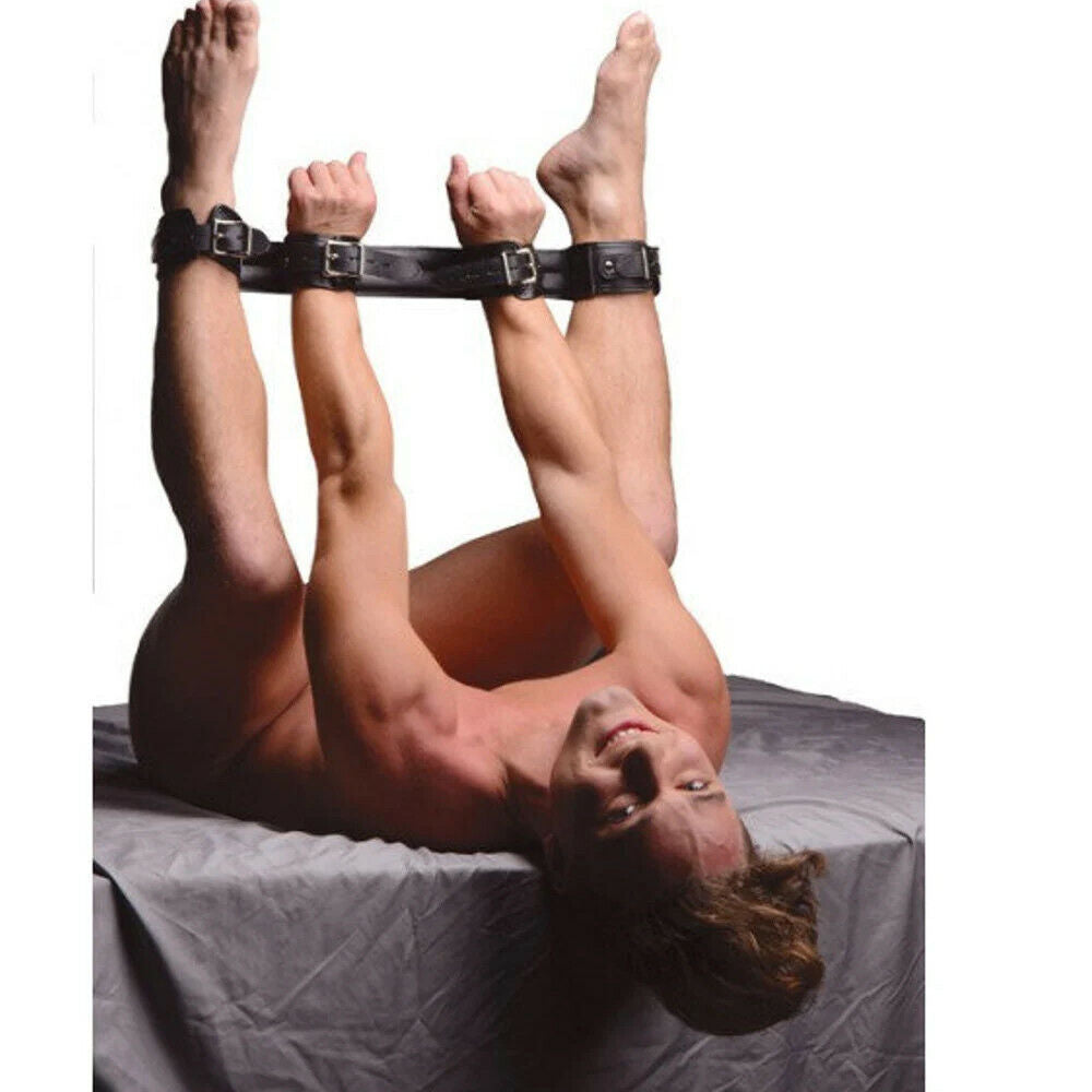 Deluxe Rigid Spreader Bar Aid - Extreme Bondage cunning linguist Aid- Leg to Wri