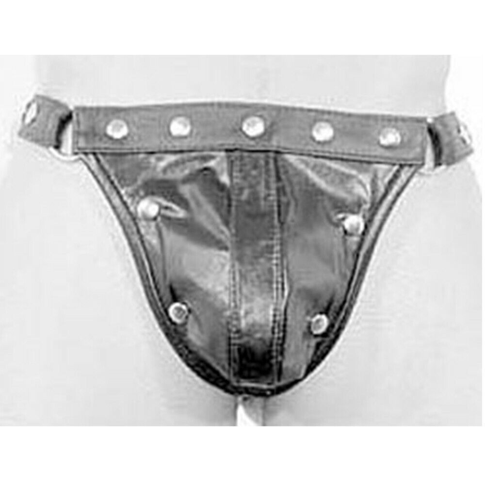 Leather Gay Jock Strap | Gay Thong Leather Slip String Leatherhose Jockstrap