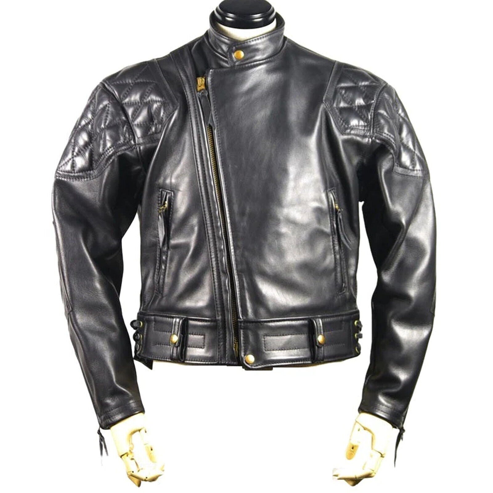 A cowhide leather padded jacket is a jacket made from the hide of a cow