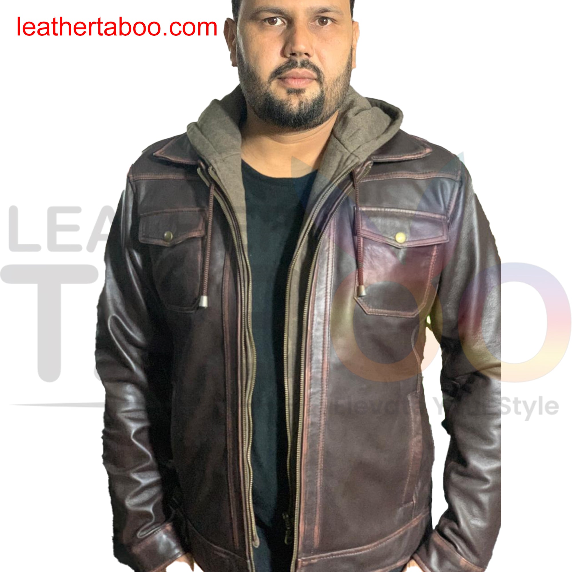 Jackets for Men, Mens Leather Jackets Winter New Casual Motorcycle