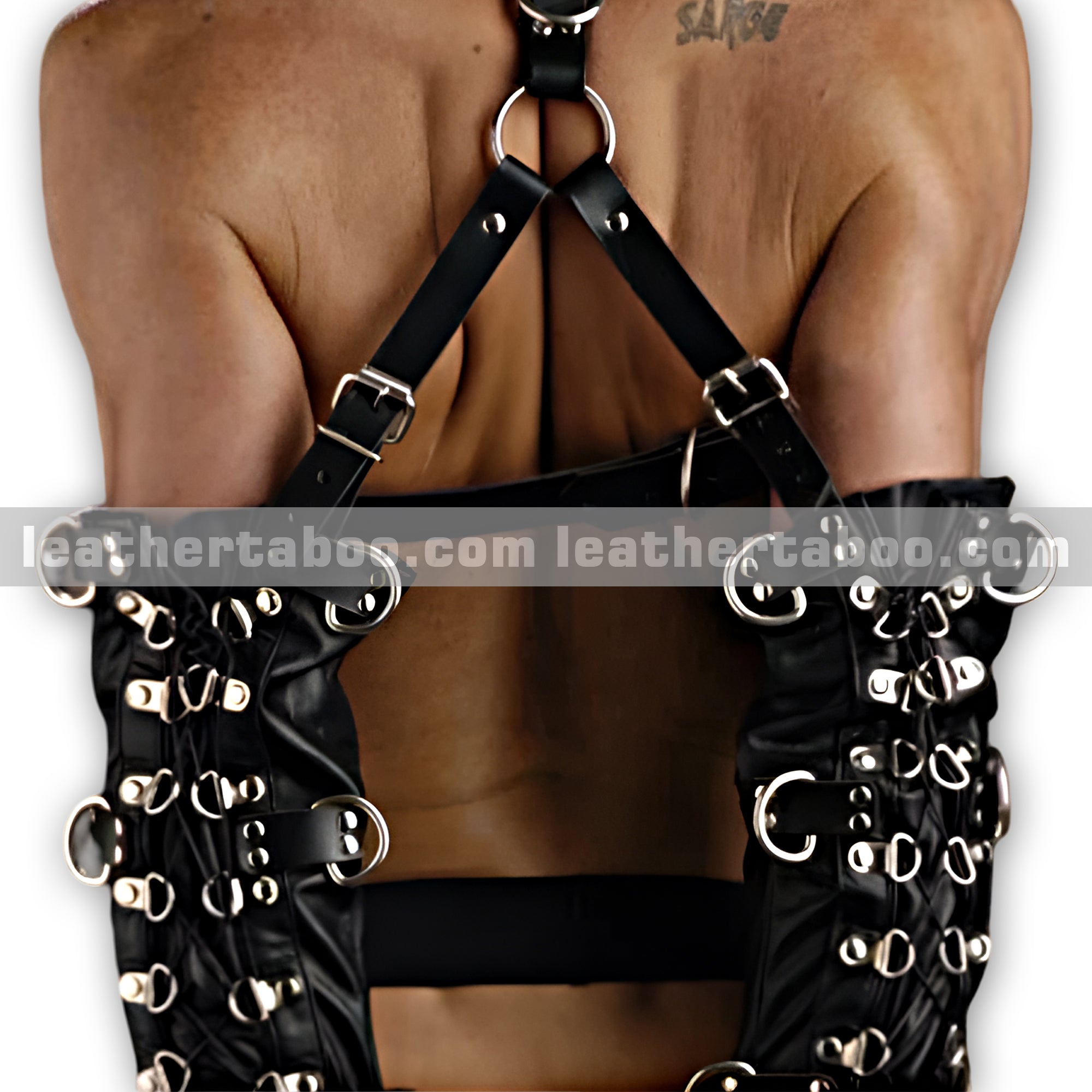 Strict Leather Pet Crawler Restraint | Arm Leg Binder | Fetish Puppy Play Kit