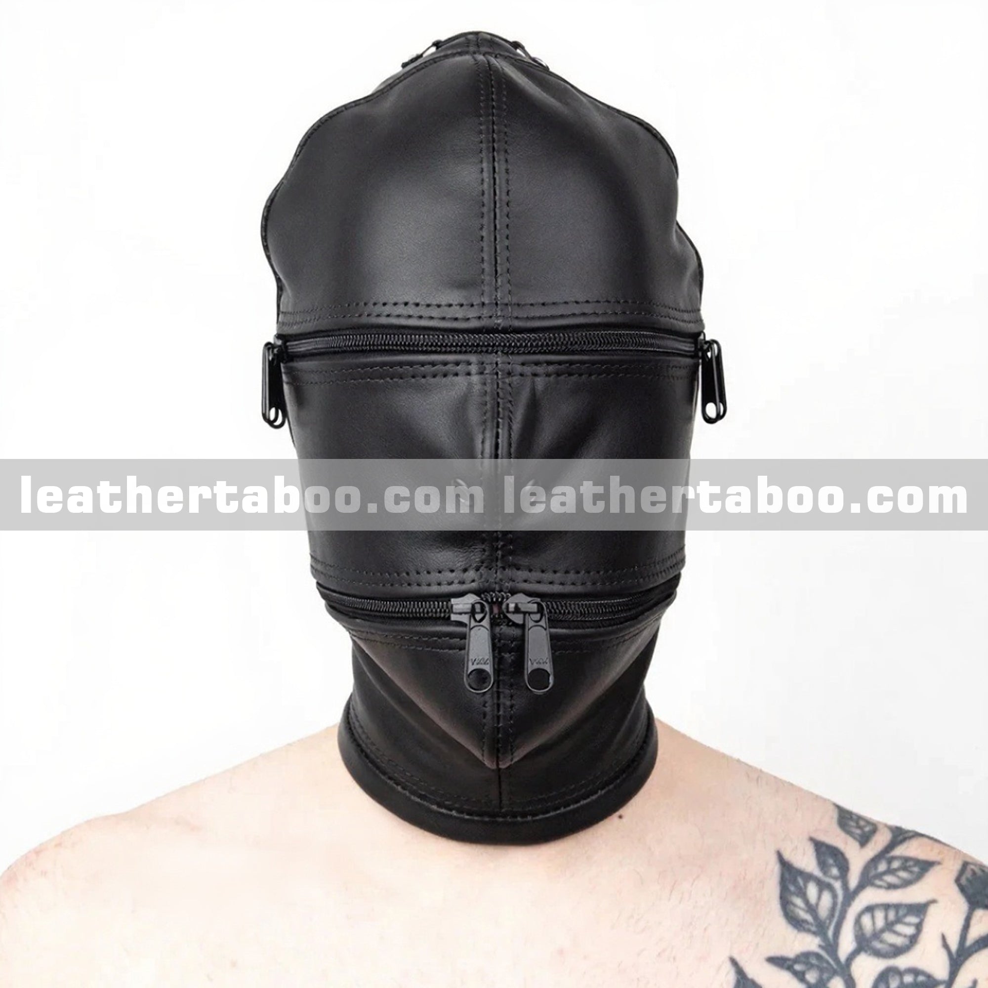 Cyclone Hood – Full Coverage Bondage Mask with Breathing Ports