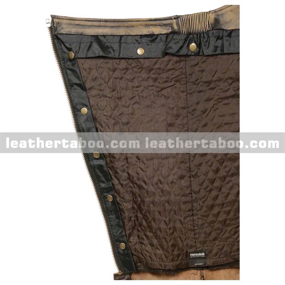 Premium Leather Chaps | Classic Motorcycle Riding Gear | Stylish Western & Biker Leather Chaps - Leather taboo