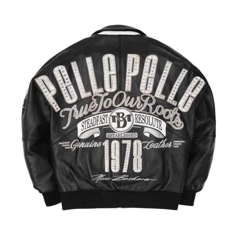 PELLE PELLE WHITE TRUE TO OUR ROOTS LEATHER JACKET