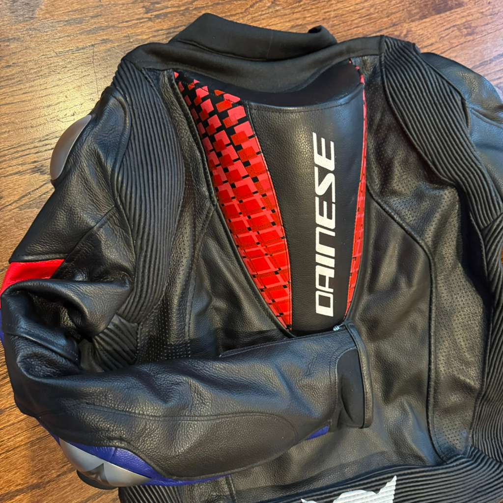 Dainese Laguna Seca 6 Leather Racing Suit 1 Piece CE Armored Cowhide Suit leathertaboo.com
