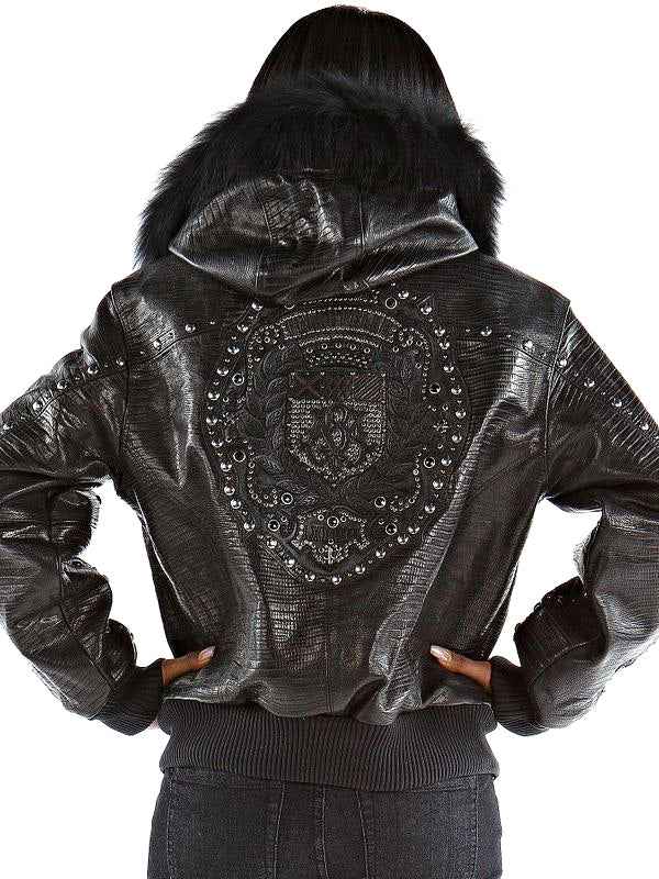 Pelle Pelle Women’s Original Blue Premium Cowhide Leather Jacket