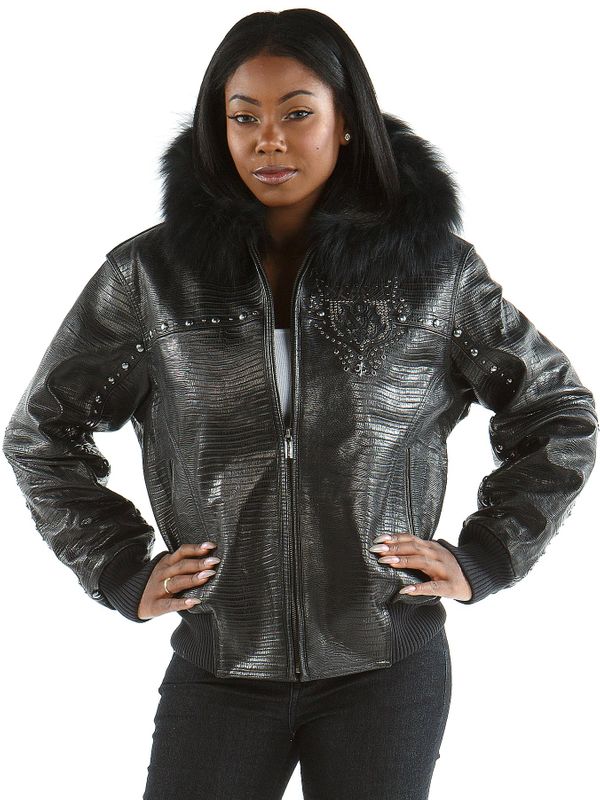 Pelle Pelle Women’s Original Blue Premium Cowhide Leather Jacket leathertaboo.com