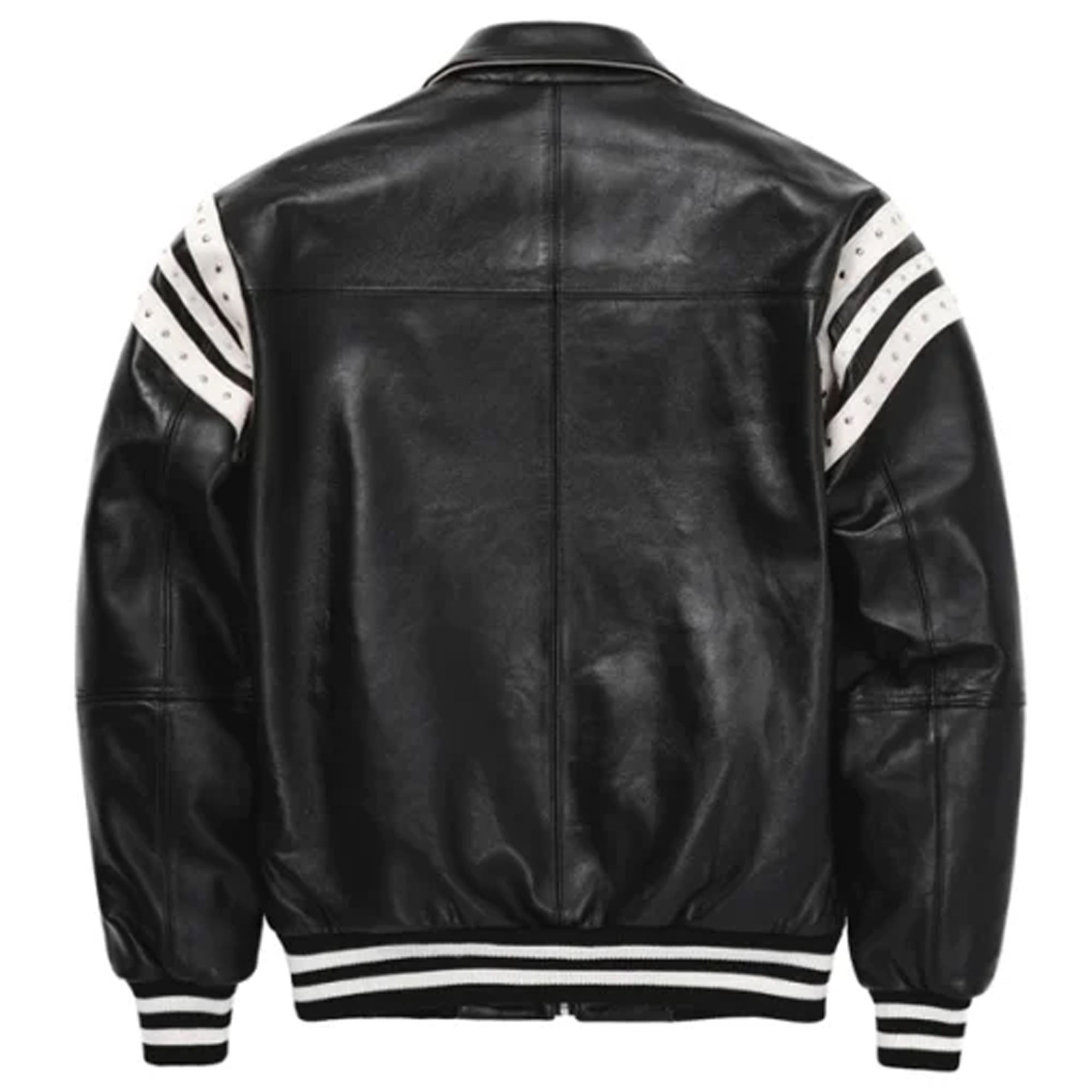 Pelle Pelle Encrusted Varsity Leather Jacket