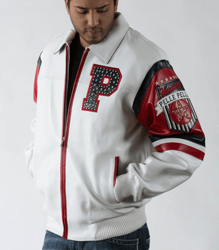 Pelle Pelle All American Heritage Series White Jacket leathertaboo.com