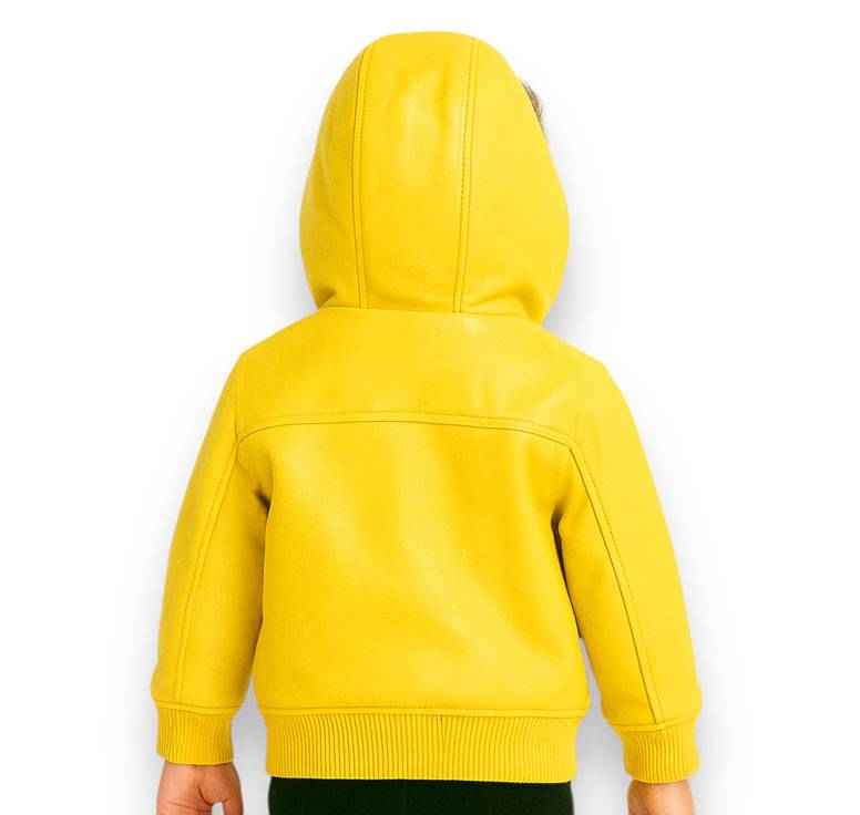 Pelle Pelle Kids Yellow Leather Jacket (Copy)
