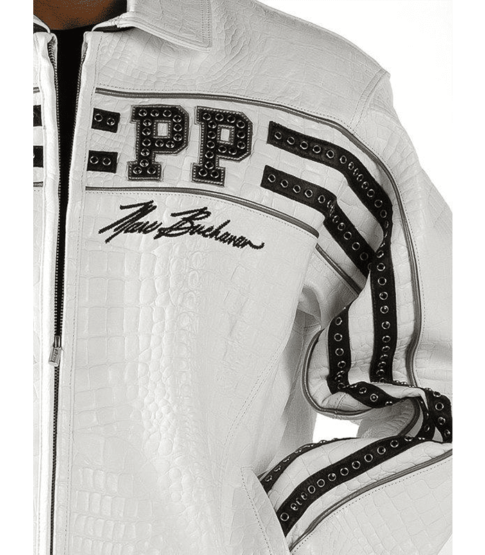 Pelle Pelle World Renown White Leather Jacket