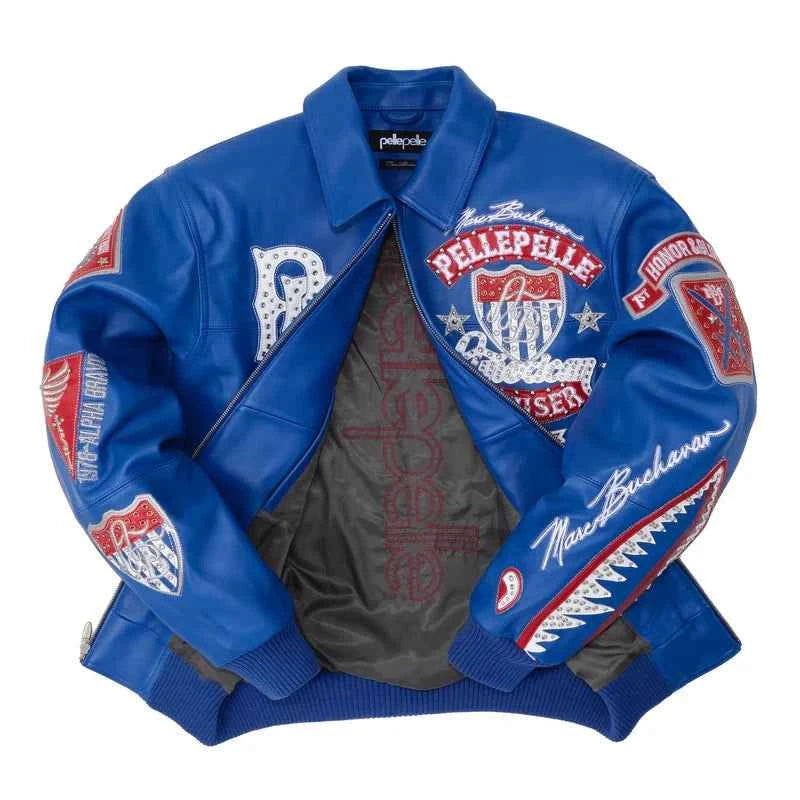 Pelle Pelle American Bruiser Blue Jacket | Leather Jacket