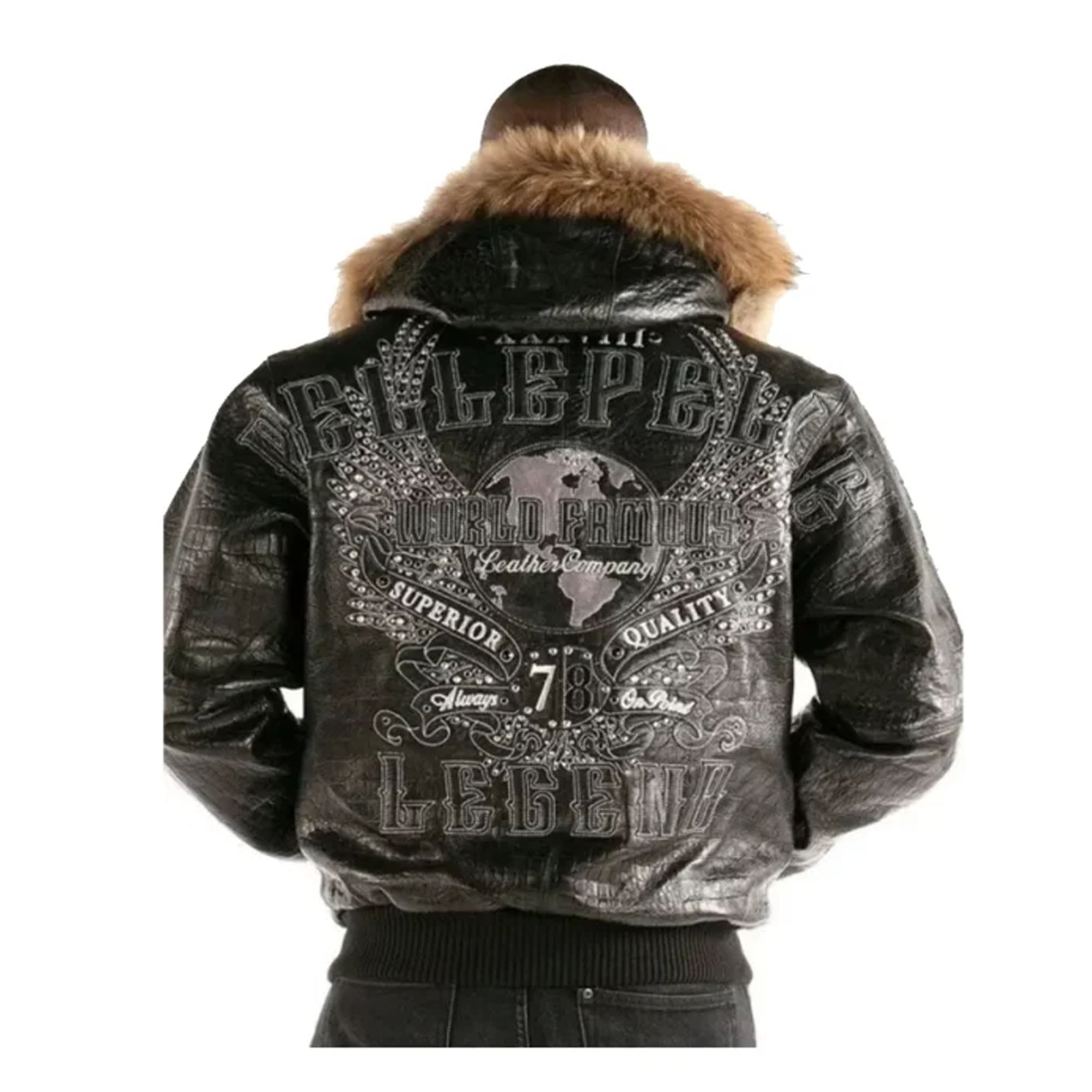 Pelle Pelle crocodile leather jacket 