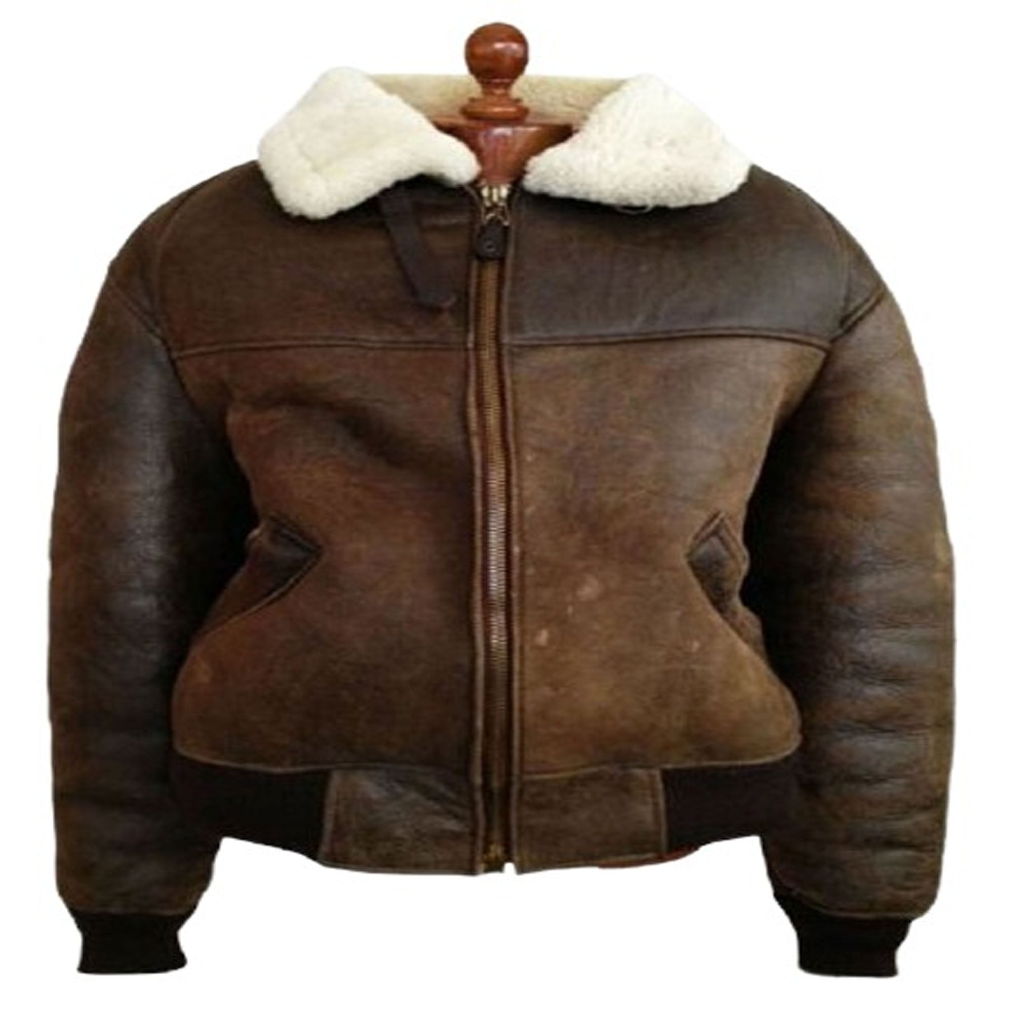 Premium B3 aviator leather bomber jacket winter look