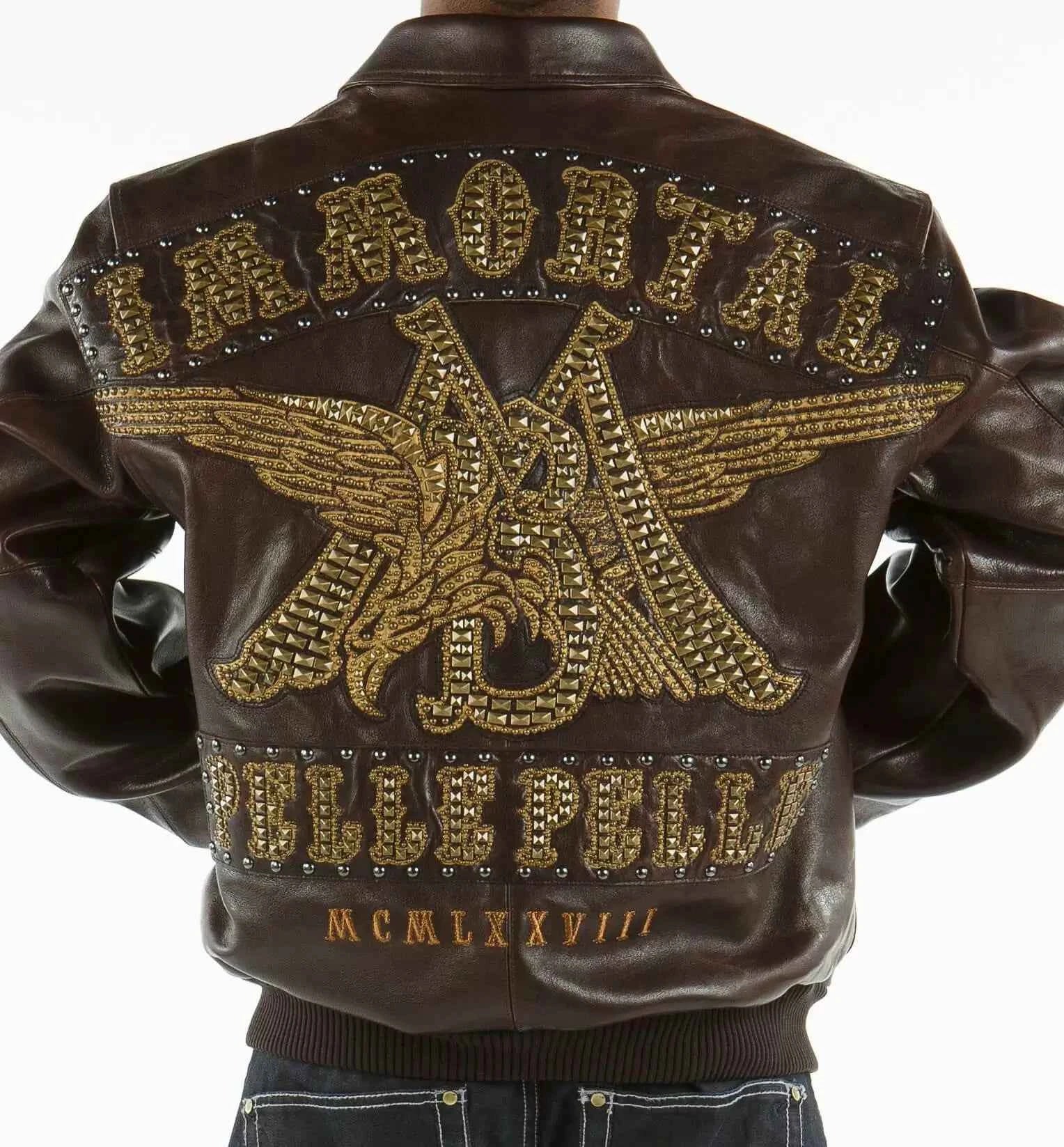 Pelle Pelle Immortal Studded Brown Jacket