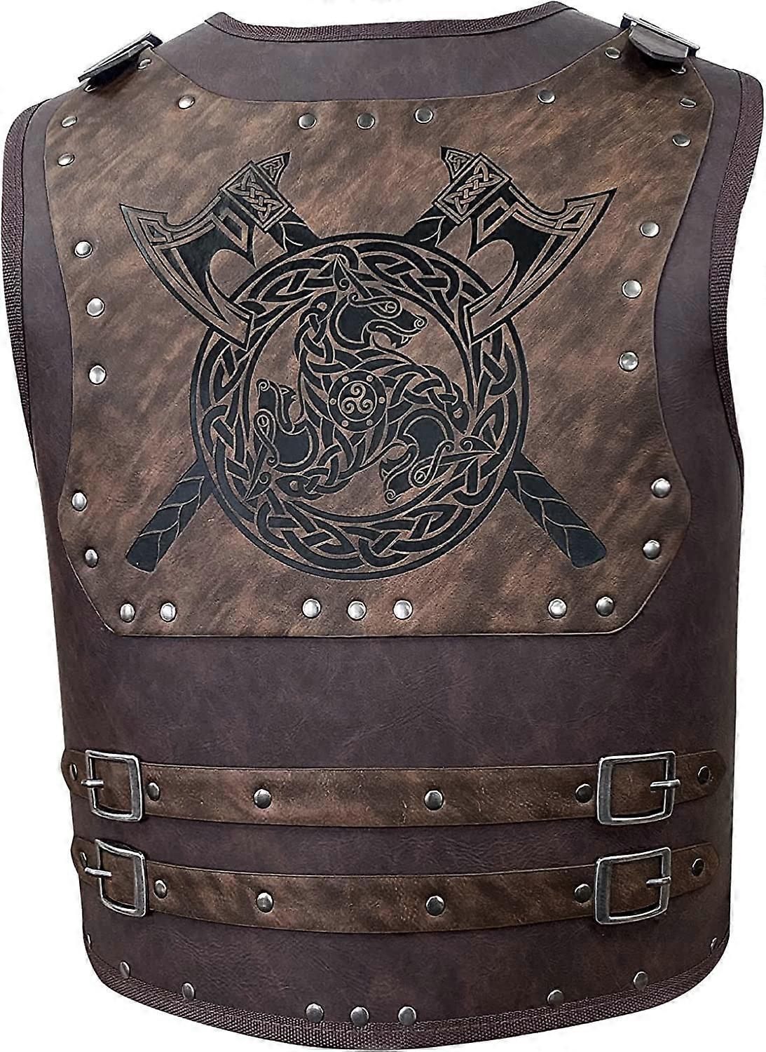 Medieval Premium Genuine Leather Armor Breastplate Knight Costume – Viking Renaissance Warrior LARP Cosplay Armor
