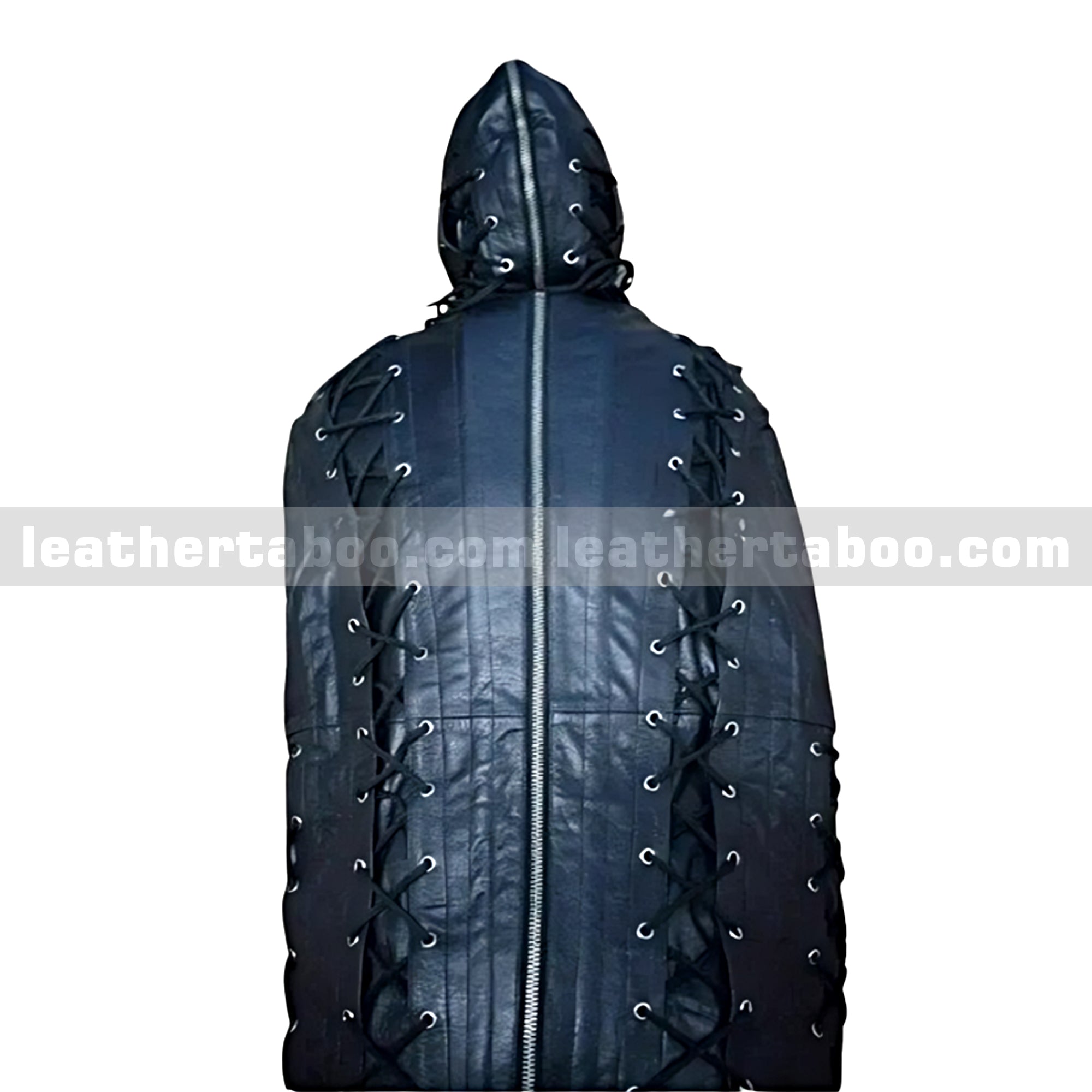 Premium Genuine Leather Hooded Sleep Sack – The Ultimate Bondage Experience