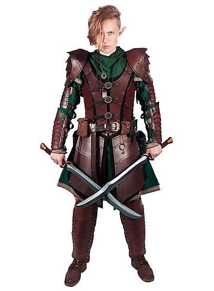 Genuine Elf Warrior Leather Armor - Medieval Theatrical Celtic LARP SCA Armor