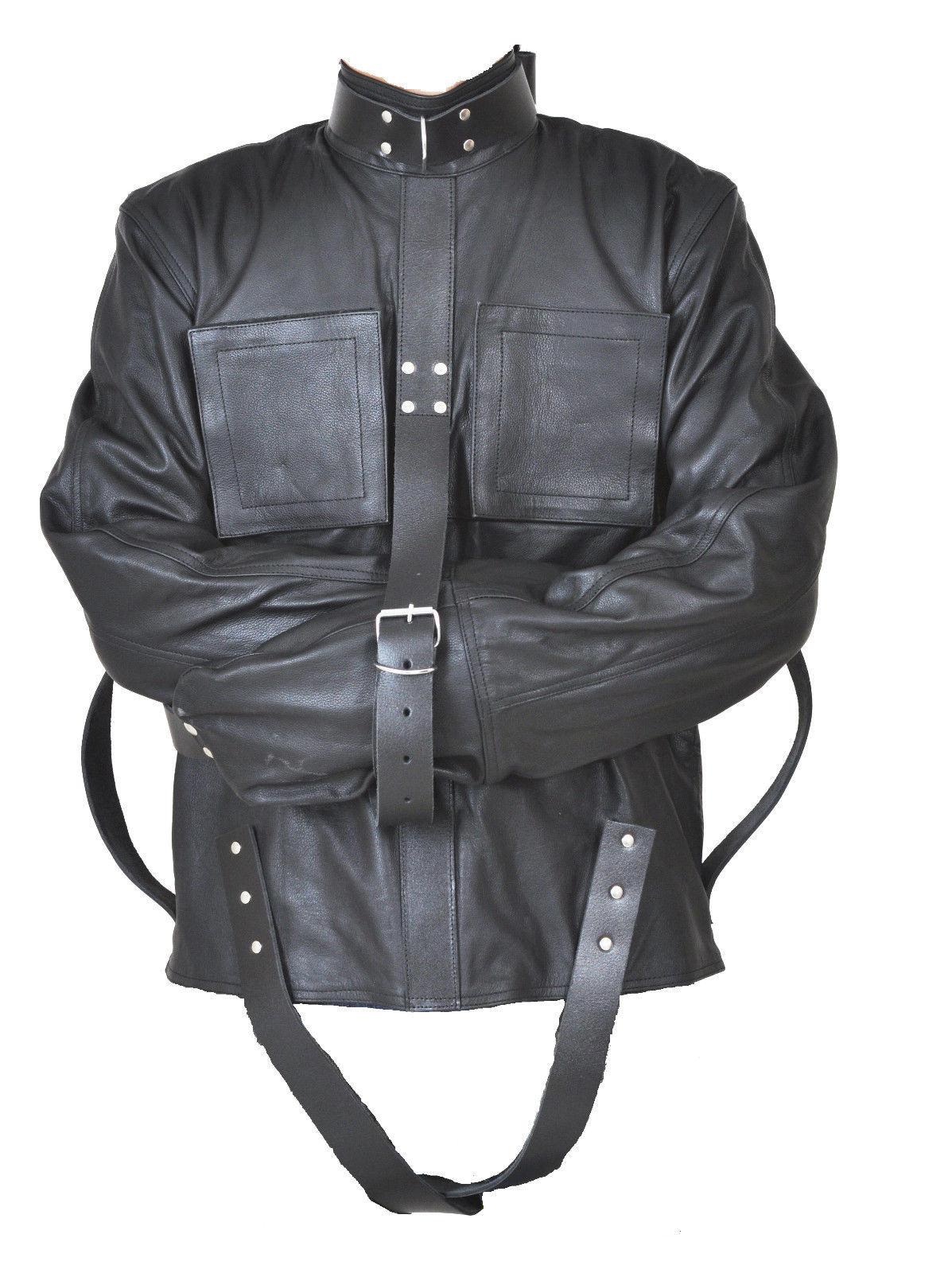 Real Heavy Cowhide Leather Adjustable Straight jacket