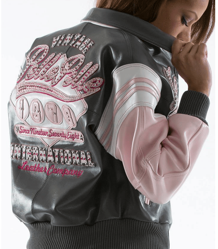 Vintage Pelle Pelle 1970 Major League Grey Jacket