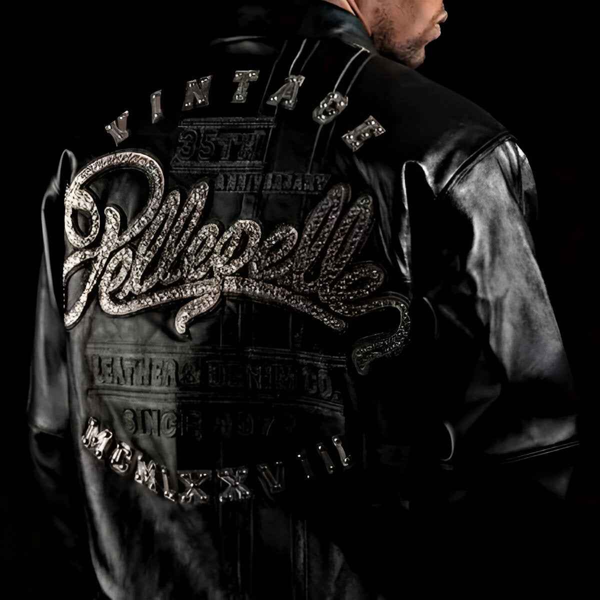 Pelle Pelle American Bruiser Green Cowhide Leather Jacket for Men