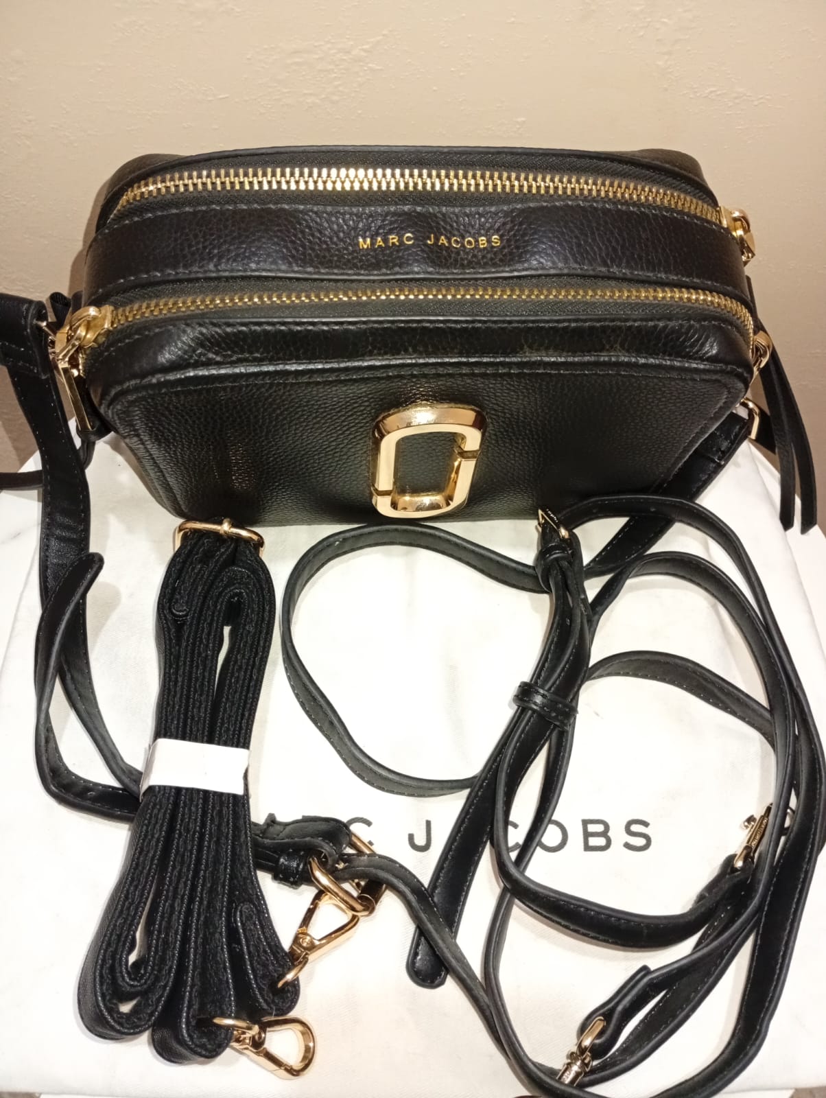MARC JACOBS Marc Jacobs Snapshot bag in saffiano leather leather taboo