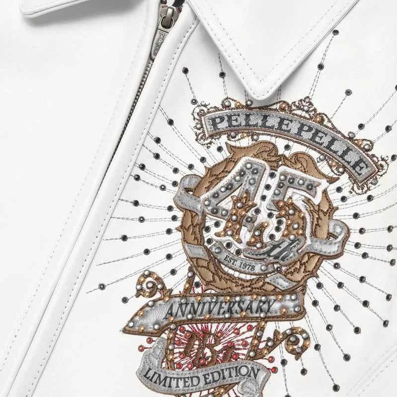 Pelle Pelle White 45th Anniversary MB Jacket (Copy)