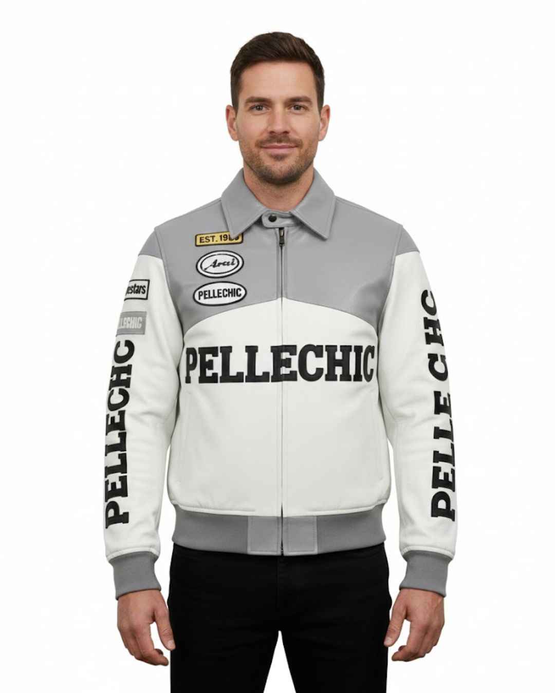 PelleChic Elite Custom Handcrafted Leather Varsity Jacket