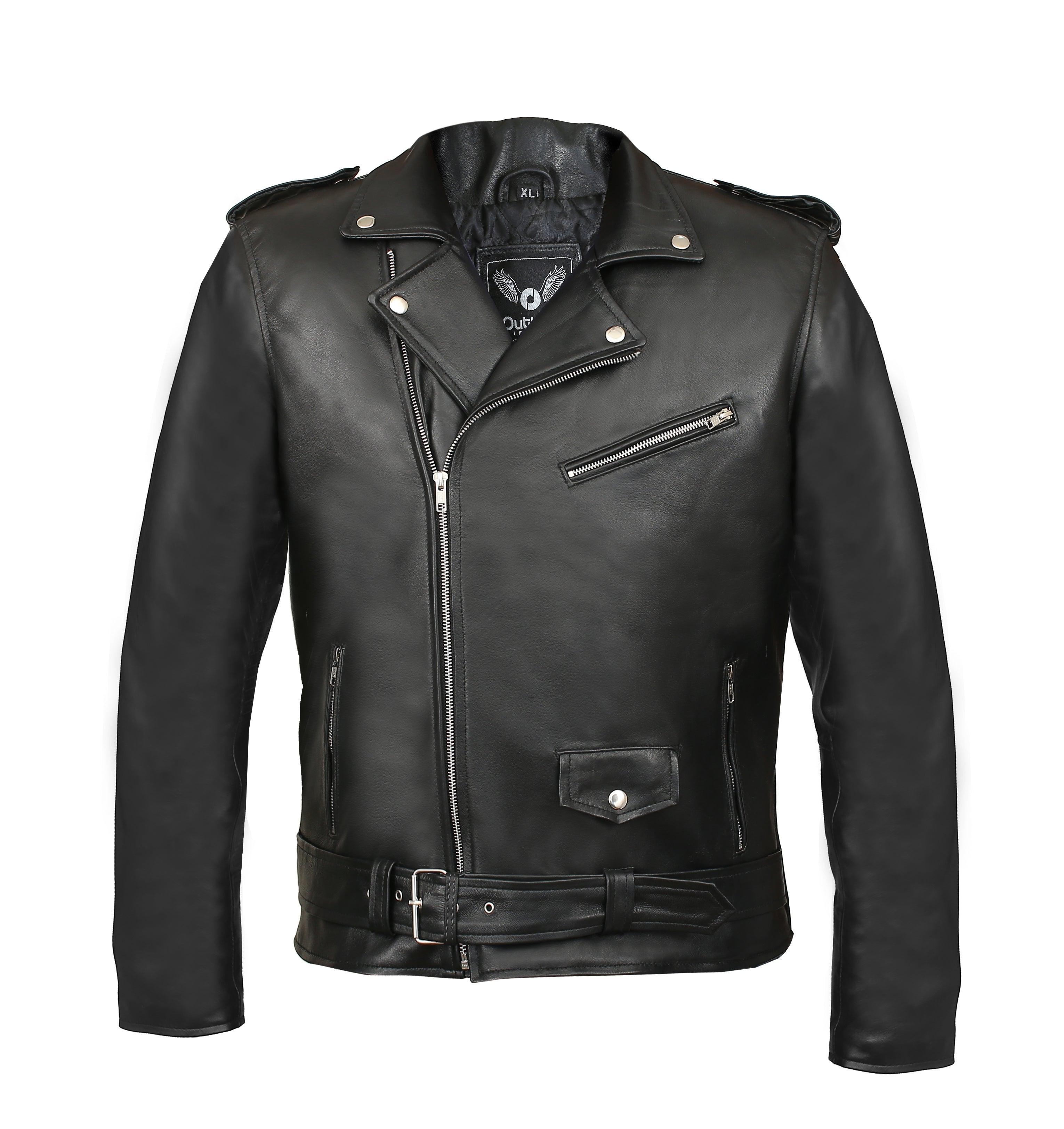 Men's Motorcycle Leather Jacket