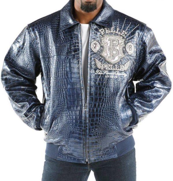 Pelle Pelle Eye On The Prize Blue Jacket (Copy) leathertaboo.com