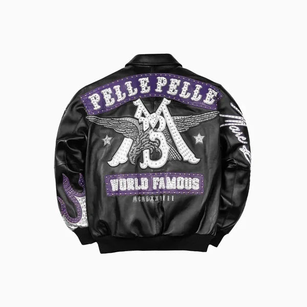 Men's World Famous Pelle Leather Jacket leathertaboo.com