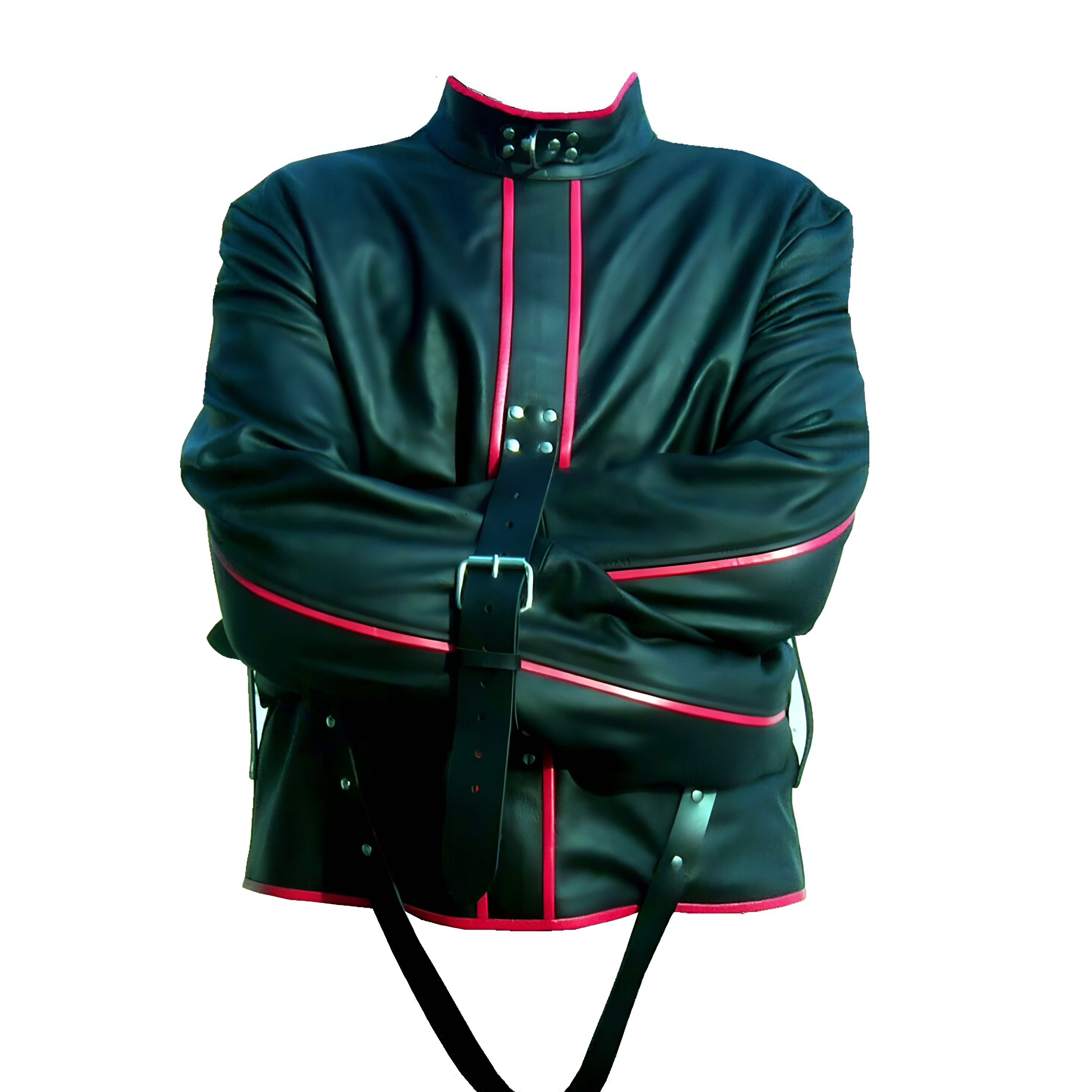 Leather Men Straitjacket bondage