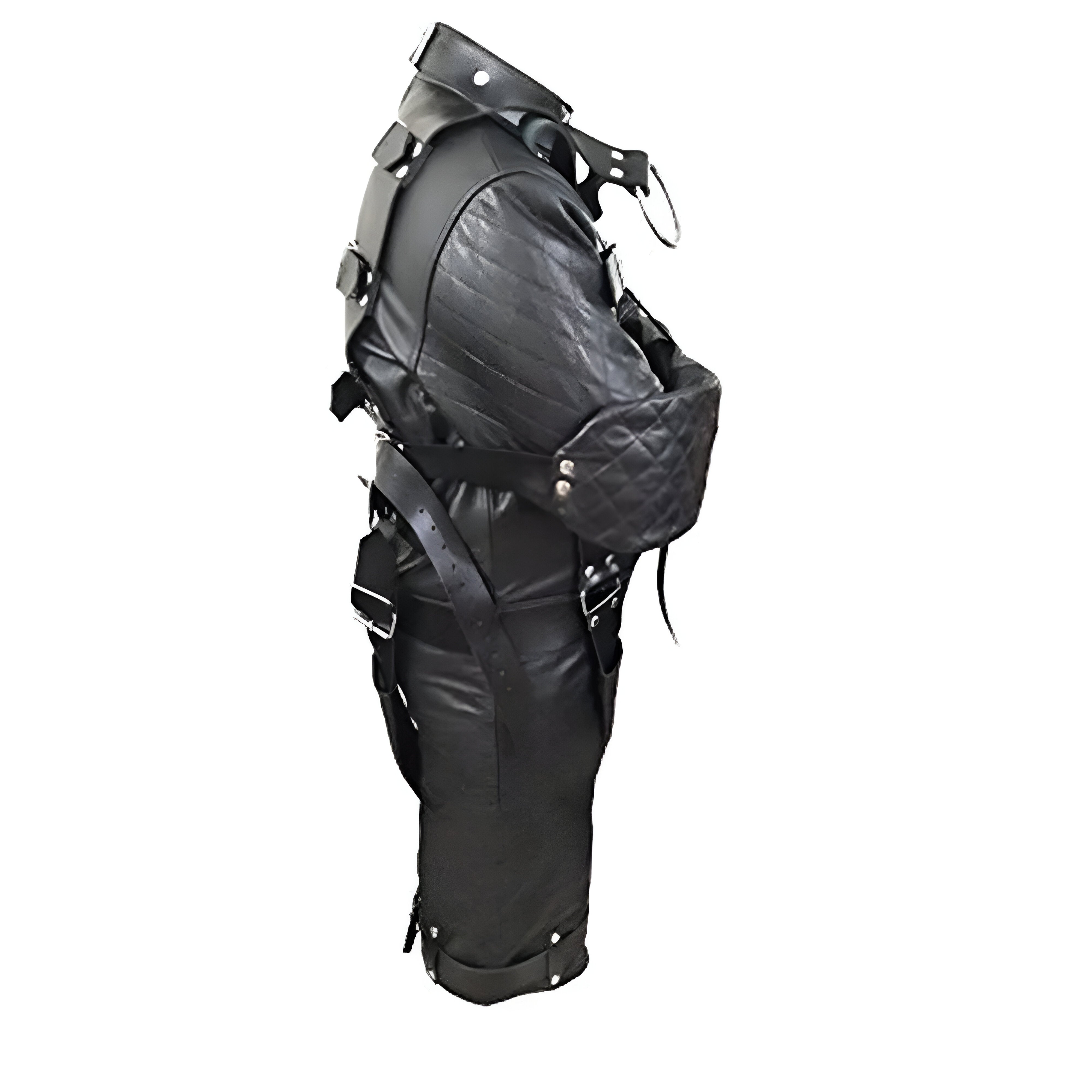 Leather straitjacket BDSM Suspension arm binder