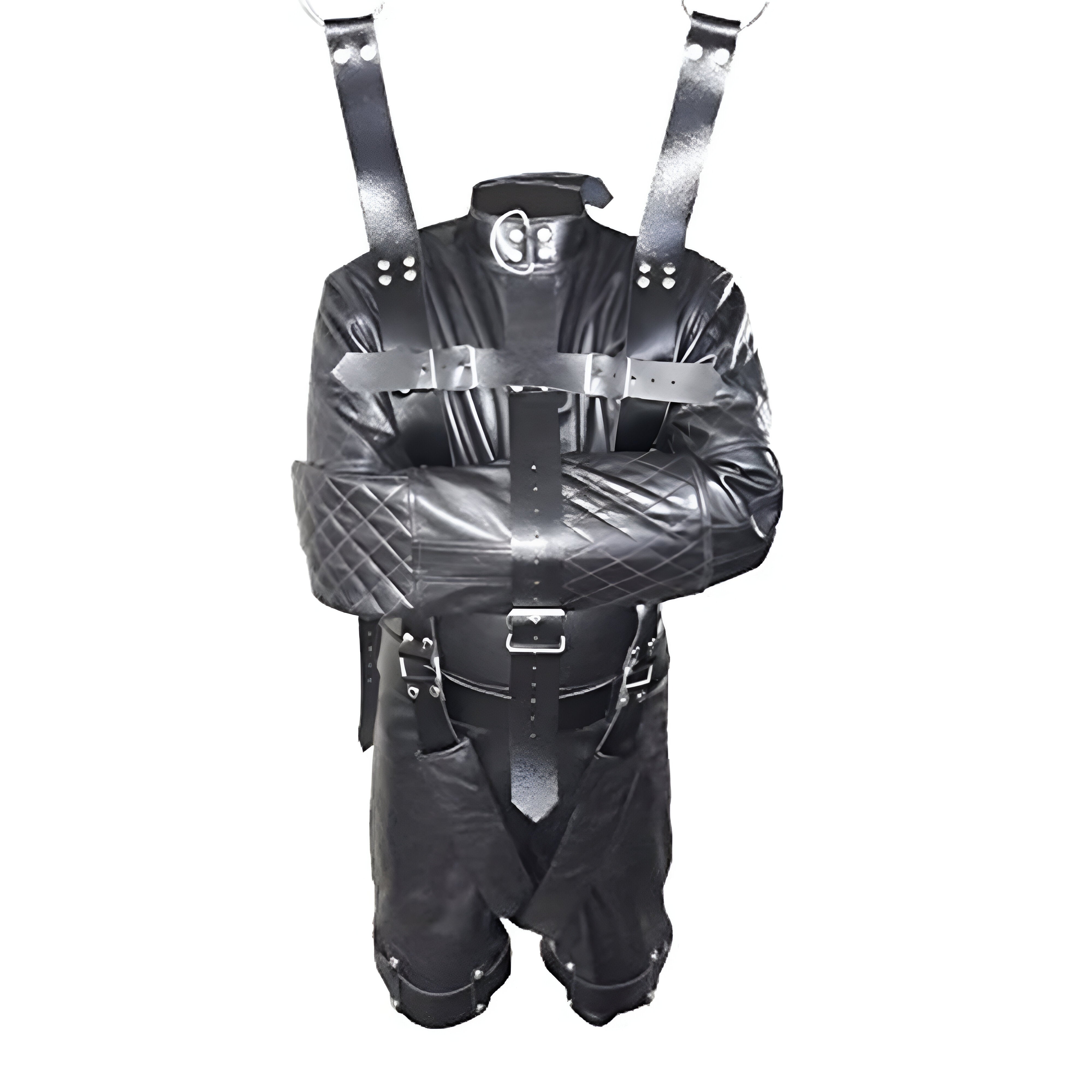 Leather straitjacket BDSM Suspension arm binder