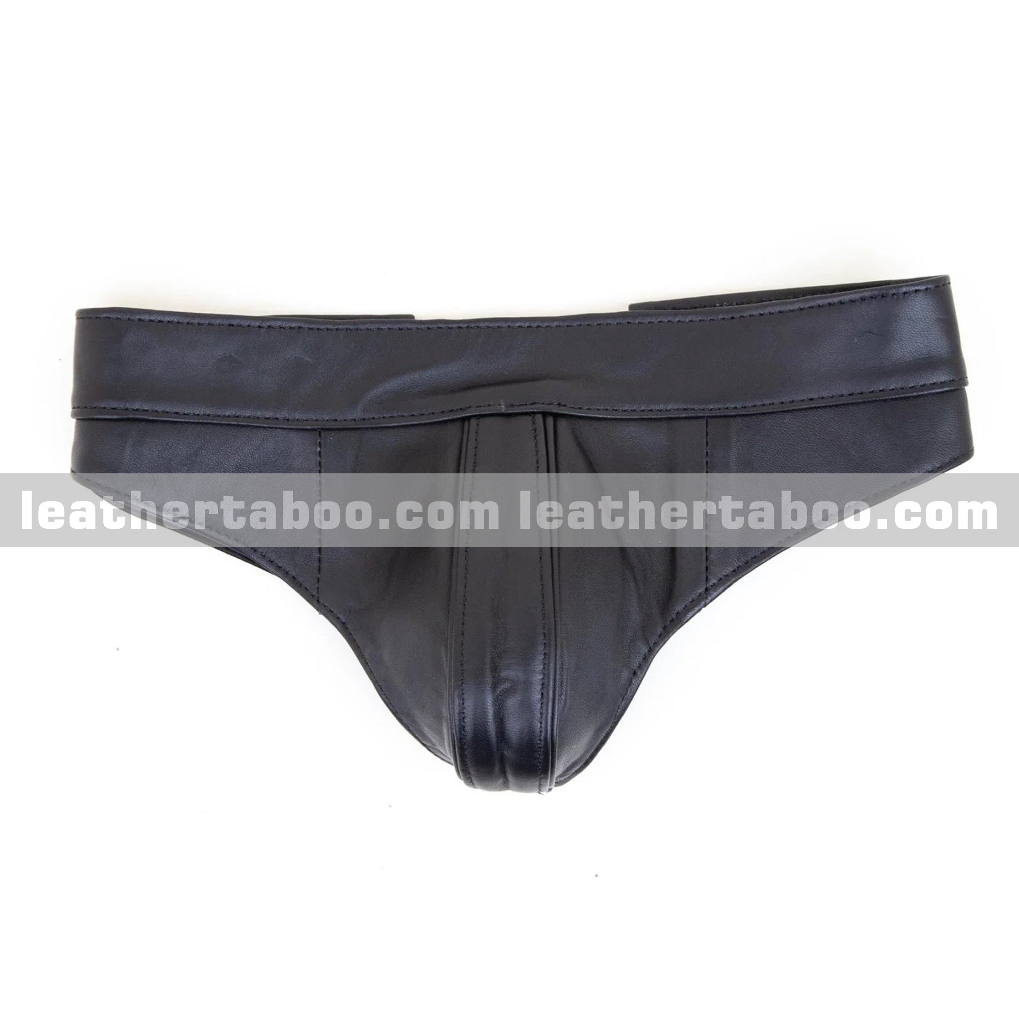 Premium Black Leather Jockstrap for Men – Stylish and Durable Design
