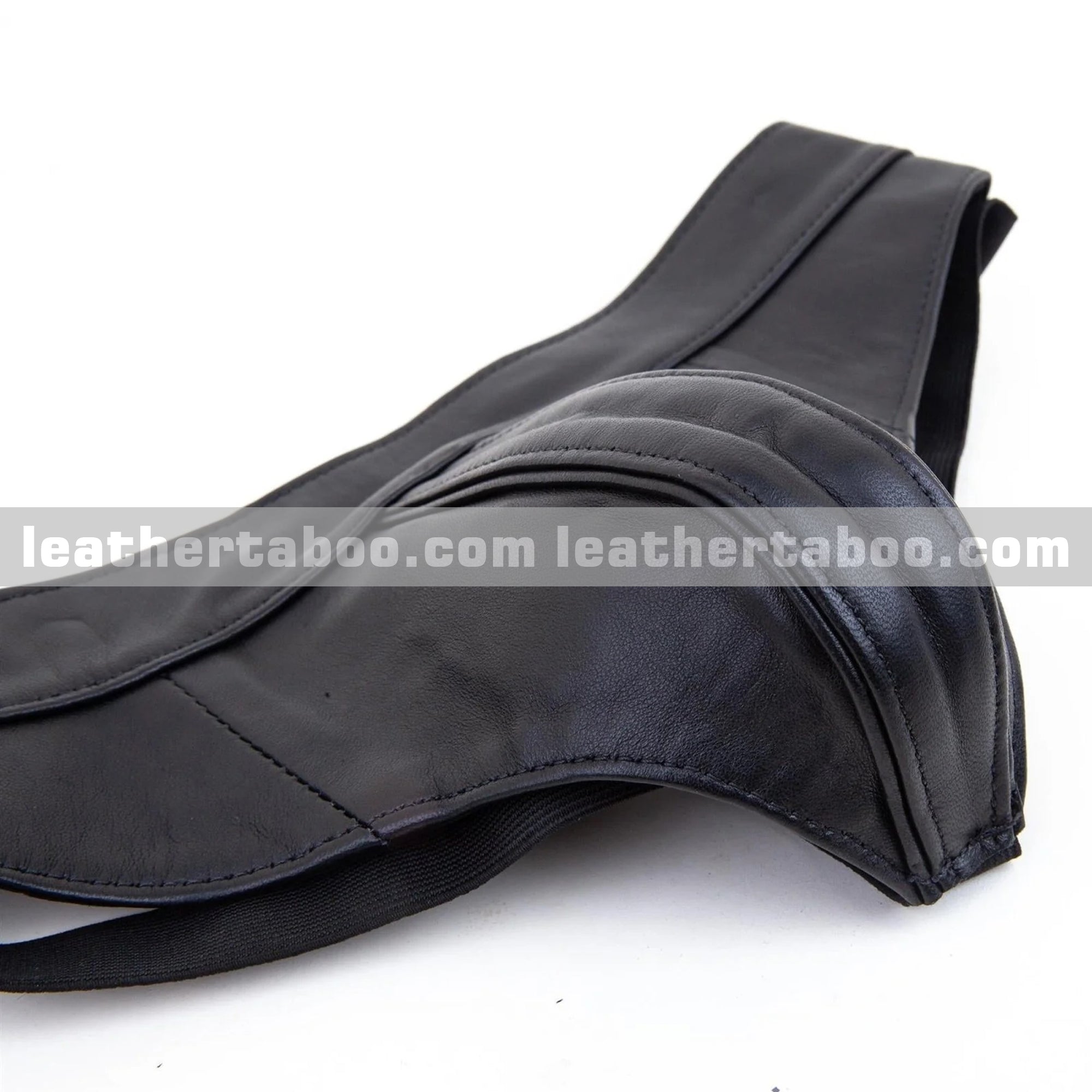 Premium Black Leather Jockstrap for Men – Stylish and Durable Design