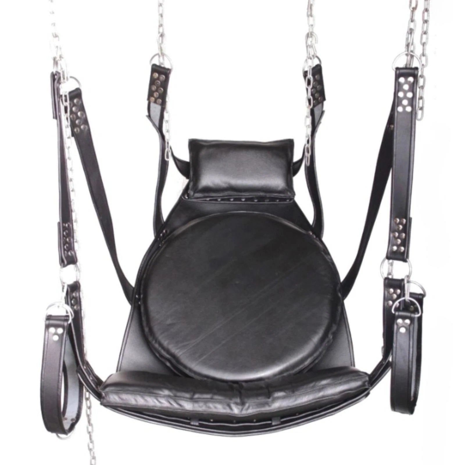Heavy Duty Sex Swing Genuine Leather Hanging Sling Swing BDSM Adult Playroom leathertaboo.com